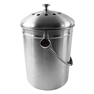 Third Rock Kitchen Compost Bin - 1.3 Gallon Compost Pail with