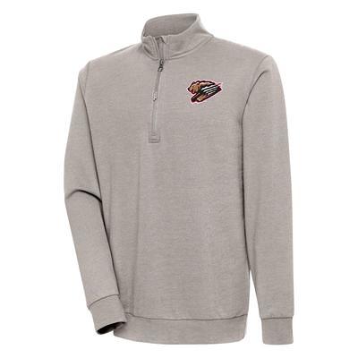 New England Patriots Antigua Saga Long Sleeve Hoodie T-Shirt