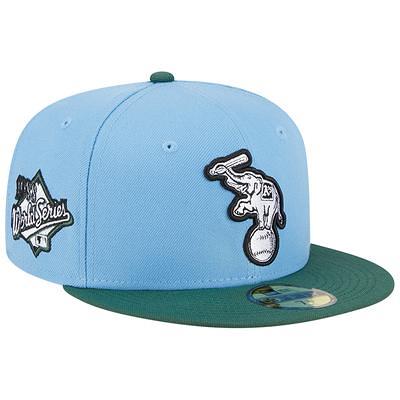 Tampa Bay Rays New Era Green Undervisor 59FIFTY Fitted Hat - Light Blue/Navy