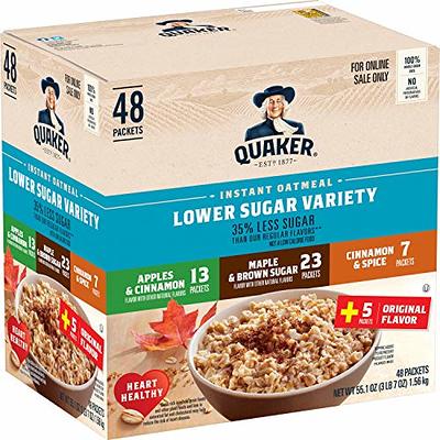 Quaker Instant Oatmeal Maple Brown Sugar 8ct : Target