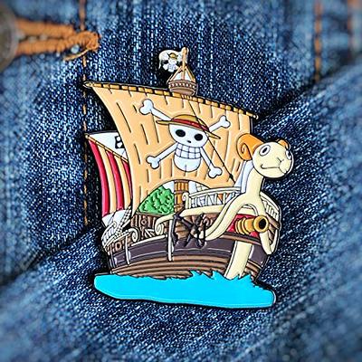 One Piece Live-Action Logo And Pirate Crew Image With Going Merry T-Shirt