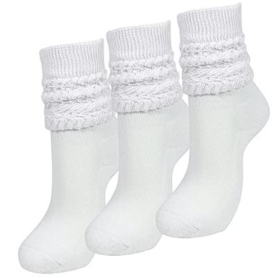Jefferies Socks Scrunch Slouch Thick Cotton Socks 3 Pair Pack