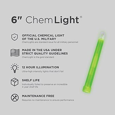 4-Inch Green Glow Light Sticks Pack of 4 - Camping Survival