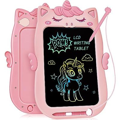  Bravokids Toddler Girl Toys Gifts - Little Girls for 3 4 5 6 8  Year Old, 8.5' LCD Writing Tablet Doodle Board Kids Educational Learning  Birthday Boys Age 3-8 (White Pink) : Toys & Games