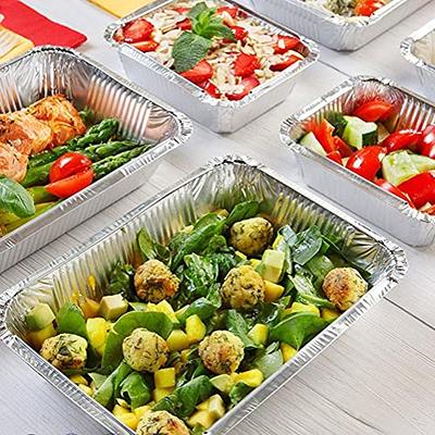 Home Stockware 10 Pack Aluminum Pans - 9x13 Aluminum Foil Pans with  Silicone Brush - Disposable Aluminum Tin Foil Pans without Lids for  Cooking, Baking, BBQ, Grilling, Storing, Prepping Food Foil Tray - Yahoo  Shopping