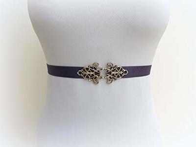 Purple, Grey, & White Elastic Belt