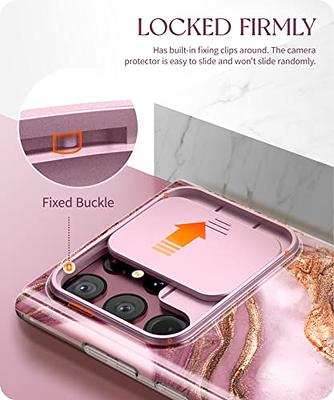 Nillkin for Samsung Galaxy S24 Ultra Case with Camera Cover, [Non Slip &  Anti-Fingerprint] [Drop Protection], Slim Thin Protective Phone Case for