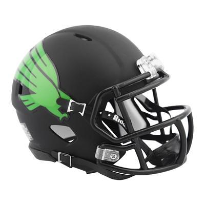 riddell matte black blank speed mini football helmet