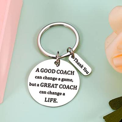 LeBuaJewelrytoo Tennis Coach Keychain - Lebua Jewelry, Stainless Steel, Christmas Gifts for Tennis Coach, D128