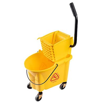 WaveBrake 35 Qt. Plastic Mop Bucket with Wringer (2-Pack)