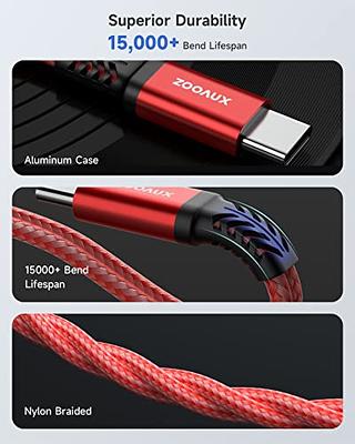 ZOOAUX USB Type C to 3.5mm Headphone Jack Adapter, USB C to Aux Audio  Dongle Cable Cord for iPhone 15 Pro Max 15 Pro 15 Plus 15, Pixel,Samsung  S23