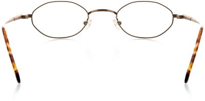 Optical Eyewear - Oval Shape, Metal Full Rim Frame - Prescription  Eyeglasses RX, Copper