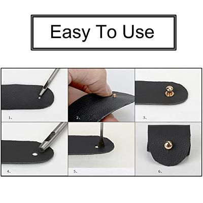 Leather Rivet Kit Copper Rivets for Belt Making Belt Repair DIY  Leathercraft