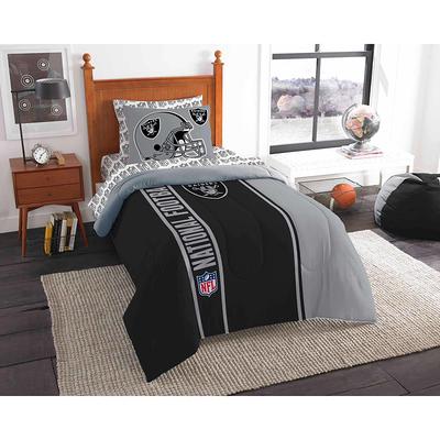 NFL Oakland Raiders Bed in a Bag Complete Bedding Set 