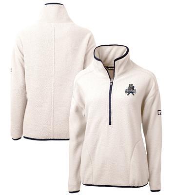 Women's Gray Louisville Cardinals Sherpa Super Soft Quarter Zip