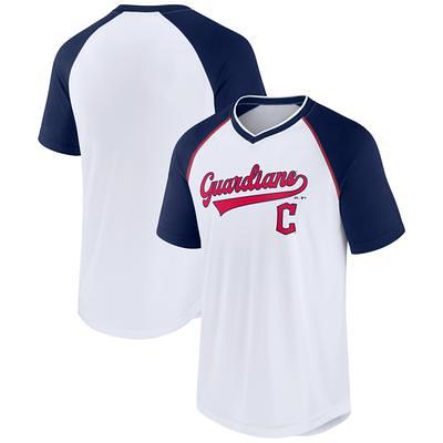 Men's Gray Cleveland Guardians V-Neck Jersey 