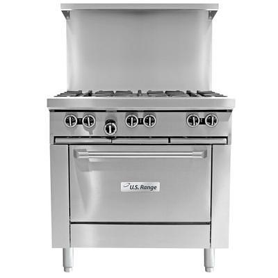 U.S. Range U36-G36S Natural Gas 36 Range with Manual Griddle Top and  Cabinet Base - 54,000 BTU - Yahoo Shopping