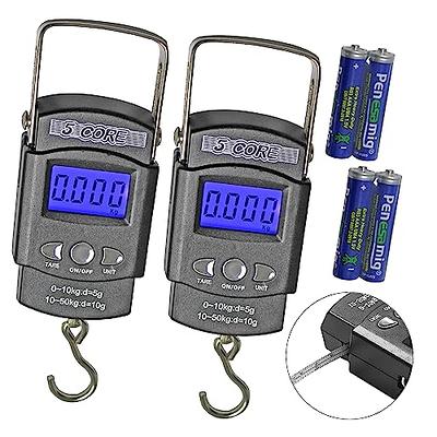 110lb/50kg Portable Digital Luggage Scale LCD Display Backlight