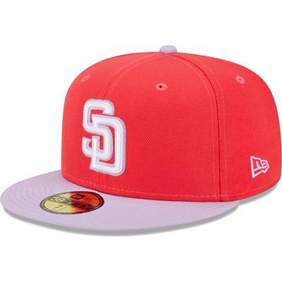 Men's New Era Cardinal San Diego Padres Two-Tone Color Pack 59FIFTY Fitted Hat