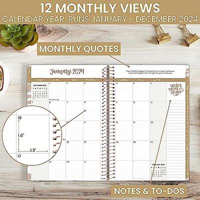 POPRUN 2023-2024 Daily Planner One Page A Day - Academic Year Calendar ...