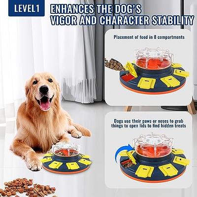 CyperGlory Interactive Rotating Dog Puzzle Toy Slow Feeder with IQ