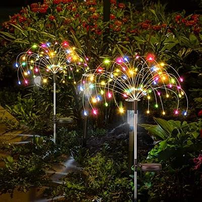 Solar Christmas Outdoor Garden Lights, 2 Pack 180 LED Copper Wire Solar  Firework Lights Outside, 2 Lighting Modes Outdoor Waterproof for Yard Garden  Flowerbed Party Christmas Decorations (Multicolor) - Yahoo Shopping