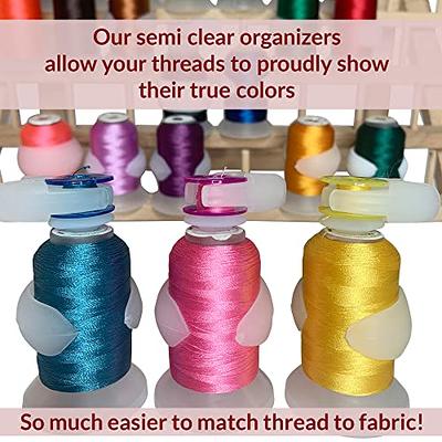 Madam Sew Semi Clear Thread Spool Huggers - 16 Silicone Thread Wrap Peels  for Home Sewing, Quilting and Embroidery Thread Storage Stop Thread Tails  from Unwinding, Keep Tension on Thread Spools - Yahoo Shopping