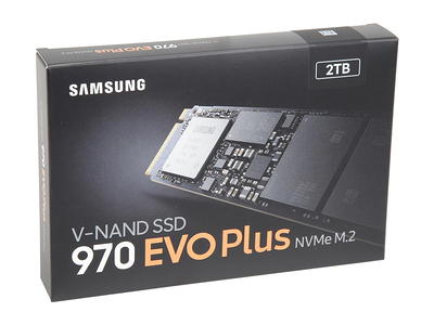 Samsung 2TB 970 EVO Plus NVMe M.2 Internal SSD MZ-V7S2T0B/AM B&H