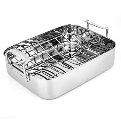 Univen Stainless Steel Baking Tray Pan and Air Fryer Basket Compatible with  Cuisinart Airfryer TOA-060 and TOA-065