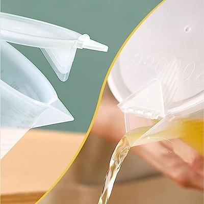 Plastic 2 Cup Measuring Pitcher Tool Handle Pour Spout Liquid Flour Bake  Oil New 