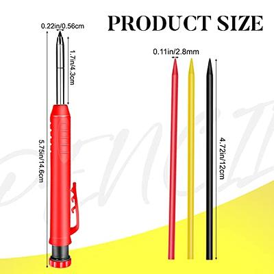 PalProt 2 Pack Mechanical Carpenter Pencils Built-in Pencil