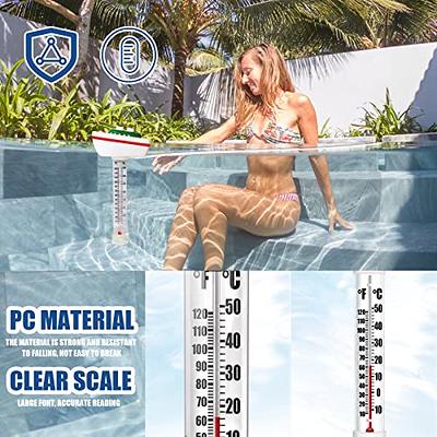 Floating Pool Thermometer, Pool Temperature Thermometer for Cold Plunge,  Large Display, Easy to Read, Shatter Resistant, for Outdoor & Indoor  Swimming Pools, Spas, Hot Tubs & Aquariums (Flamingo) - Yahoo Shopping