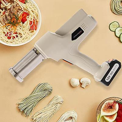 Automatic Pasta Machine Household Noodle Press Machine Electric Pasta Maker Rechargeable Pasta Making Gun Spaghetti Maker