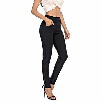 Women's Skinny Dress Pants High Waisted Slim Fit Stretch Trousers