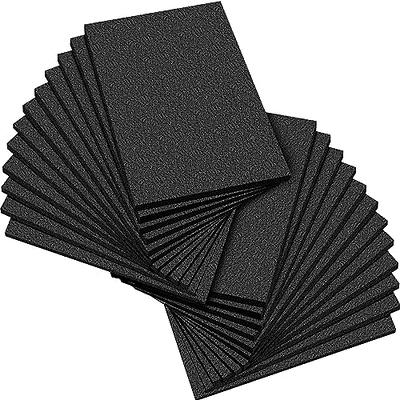 6 Pcs 16 x 12 x 1.5 Inches Polyurethane Foam - Packing Foam Inserts for  Cases Black Craft Foam Sheets for Packing Padding 1.5 Inch Thick for Camera