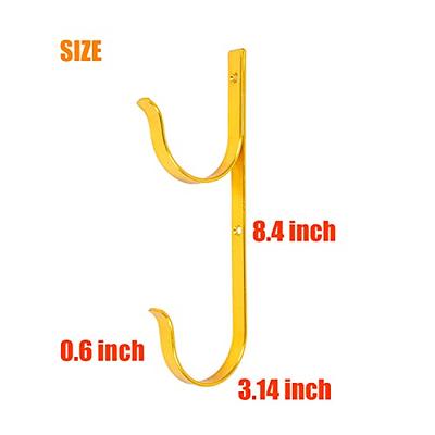 katikies Pool Pole Hanger Aluminium Holder Set, Ideal Equipment Hooks for Telescopic  Poles, Skimmers, Leaf Rakes, Nets, Brushes, Vacuum Hose, Garden Tools and  Swimming Pool Accessories（4-pcs Gold） - Yahoo Shopping