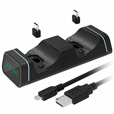  ECHZOVE PS5 Pro Controller Charger, PS5 Dual Sense Controller  Charging Dock with USB Type C Cable : Video Games