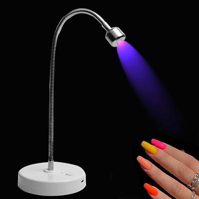 36W Gooseneck LED UV Nail Lamp, UV Light for Gel Nails Hands Free, Mini  Portable Nail Dryer, Gel UV Light Gel Nail Curing Lamp, Nail Art  Accessories