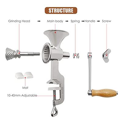 Manual Grinder, Stainless Steel Food Corn Coffee Kitchen Maker Machine Hand  Grain Mill Crank For Spice, Corn, Wheat,Beans - Yahoo Shopping