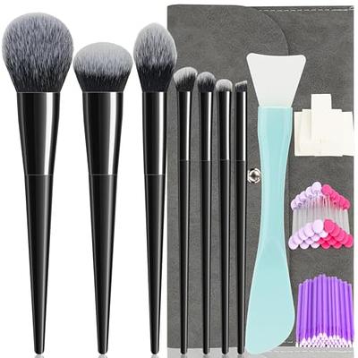 Makeup Brushes, 7Pcs Premium Synthetic Make up Brush Set, Eye Shadow  Foundation Powder Blush Silicone Mask Brush Kit, Blending Sponge, Makeup Bag,  Professional Beauty Tools.(Black) - Yahoo Shopping