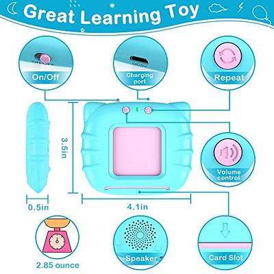 Websonaw Toddler Toys for 2 3 4 5 Year Old Boys Girls, Talking Flash Cards  with 224 Words, Autism Sensory Toys for Autistic Children Learning