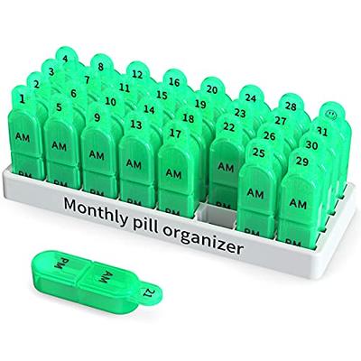 Monthly Pill Organizer - Am/Pm Daily Pill Organizer 32