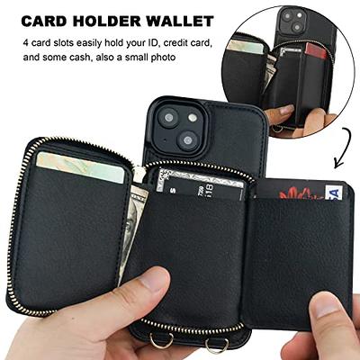 Bocasal iPhone 11 Pro Max Wallet Case with Card Holder PU Leather Magnetic  Detachable Kickstand Shockproof Wrist Strap Removable Flip Cover for iPhone