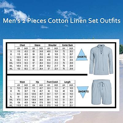 Deyeek Mens Linen Pants Beach Pants Casual Lightweight Cotton