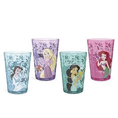 Zak Designs Ceramic Modern Mug Disney Princess 15 oz Capacity Coffee Cup,  Set of 2