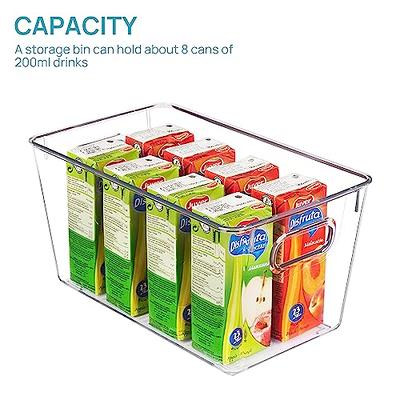 Vtopmart Clear Plastic Pantry Organizer Bins, 6 PCS Food Storage Bins with  Handle for Refrigerator, Fridge, Cabinet, Kitchen, Countertops, Cupboard,  Freezer Organization and Storage, BPA Free, Large - Yahoo Shopping