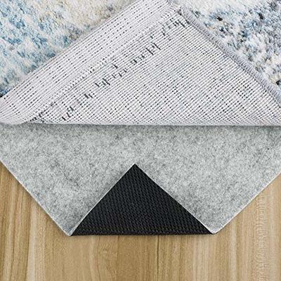 DoubleCheck Products Rug Gripper Non Slip Rug Pad Underlay for Hardwood  Floors Supper Grip Thick Padding Adds Cushion Prevents Sliding Size 2 X 8