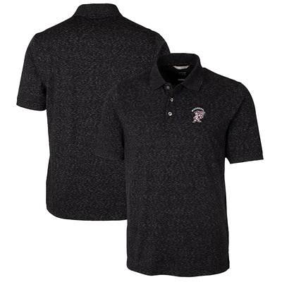 Men's Cutter & Buck Steel Louisville Cardinals Big & Tall DryTec Genre  Textured Solid Polo