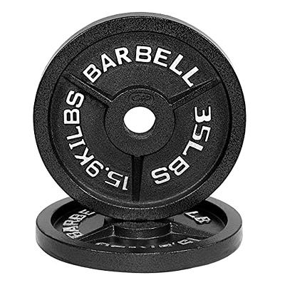 CAP Barbell 2-Inch Olympic Plate, Gray - 45 lbs