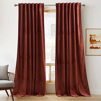 UNISTAR 2 Panels Stars Blackout and Sheer Curtains for Bedroom